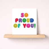 Congratulations Card - So proud of you! Congratulations Card - So proud of you!