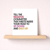 Just To Say Card - Tell the negative