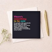 Just To Say Card - There