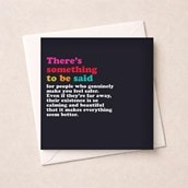 Just To Say Card - There