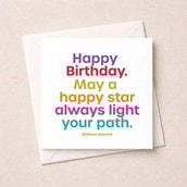 Birthday Card - May A Happy