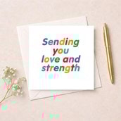 Thinking Of You Card - Sending you love and strength
