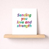 Thinking Of You Card - Sending you love and strength Thinking Of You Card - Sending you love and strength