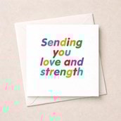 Thinking Of You Card - Sending you love and strength