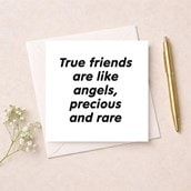 Friendship Card - True Friends Friendship Card - True Friends