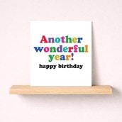 Birthday Card - Another Wonderful Year
