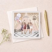 Birthday Card - Disco