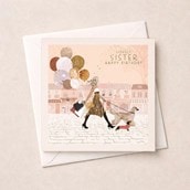 Sister Birthday Card - Shopping Trip