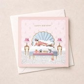 Birthday Card - Woman With Dog