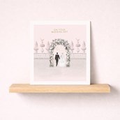 Wedding Day Card - Floral Arch Wedding Day Card - Floral Arch