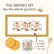 Personalised Christmas Mug - Reindeers Personalised Christmas Mug - Reindeers