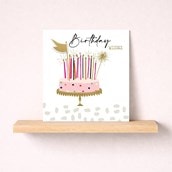 Birthday Card - Birthday Cake