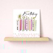 Birthday Card - Birthday Candles Birthday Card - Birthday Candles
