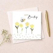 Birthday Card - Happy Bee-day Birthday Card - Happy Bee-day