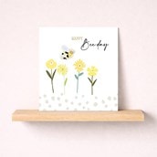 Birthday Card - Happy Bee-day Birthday Card - Happy Bee-day