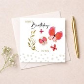 Birthday Card - Butterflies Birthday Card - Butterflies