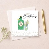 Birthday Card - Let The Fun Be Gin Birthday Card - Let The Fun Be Gin