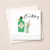 Birthday Card - Let The Fun Be Gin Birthday Card - Let The Fun Be Gin