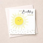 Birthday Card - Sunshine Birthday Card - Sunshine