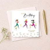 Birthday Card - Runners