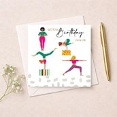 Birthday Card - Yoga
