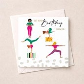 Birthday Card - Yoga