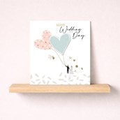 Wedding Card - Heart Balloons