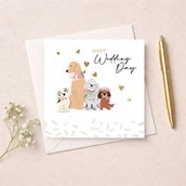 Wedding Card - Dogs Wedding Card - Dogs