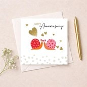 Anniversary Card - Snails Anniversary Card - Snails