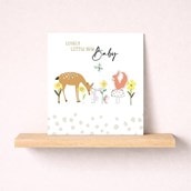 New Baby Card - Woodland Animals