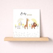 Baby Shower Card - Animals