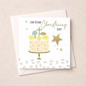 Christening Card - Cake Christening Card - Cake