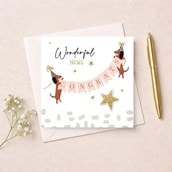 Congratulations Card - Daschunds