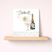 Congratulations Card - Champagne