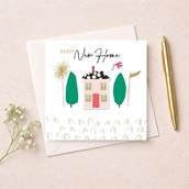 New Home Card - House & Key