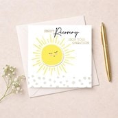 Get Well Soon Card - Sunshine