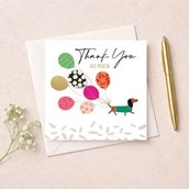 Thank You Card - Daschung & Balloons Thank You Card - Daschung & Balloons