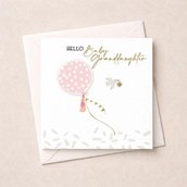 New Baby Card - Granddaughter Balloon