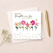 Birthday Card - Daighter-in-Law Flowers