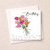 Birthday Card - Bunch Of Roses Birthday Card - Bunch Of Roses