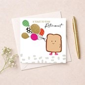 Retirement Card - Slice of Toast