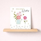 Birthday Card - Watering Can Filled With Flowers Birthday Card - Watering Can Filled With Flowers