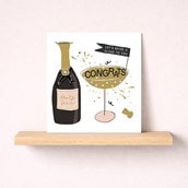 Congratulations Card - Champagne Congratulations Card - Champagne