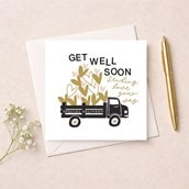 Get Well Soon Card - Special Delivery