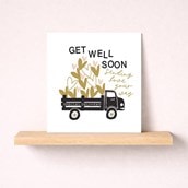 Get Well Soon Card - Special Delivery