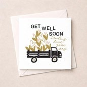 Get Well Soon Card - Special Delivery Get Well Soon Card - Special Delivery