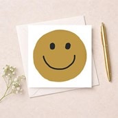 Open Card - Smiley Face Open Card - Smiley Face