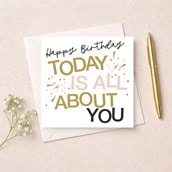 Birthday Card - All About You Birthday Card - All About You
