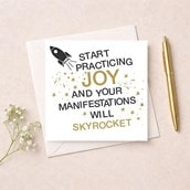 Open Card - Start Practicing Joy