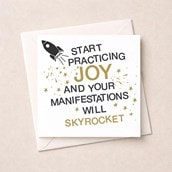 Open Card - Start Practicing Joy